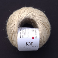 Nature White Jute 2/10 - Jutegarn fra Karen Klarbæk