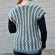 Vest hæklet i Granny Stripes - e-opskrift