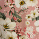 BLOMSTERET - Foer med ROSA lynlås, til clutch