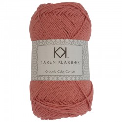 8/4 Light Brick Red - KK Organic Color Cotton økologisk bomuldsgarn fra Karen Klarbæk