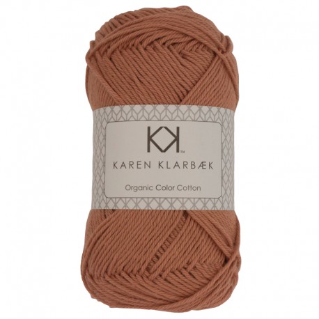 8/4 Light Nutbrown - KK Organic Color Cotton økologisk bomuldsgarn fra Karen Klarbæk