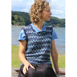 13-57A - Slipover i Linea og Wool-mohair multifarvet - e-opskrift
