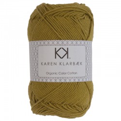 8/4 Mustard - KK Organic Color Cotton økologisk bomuldsgarn fra Karen Klarbæk