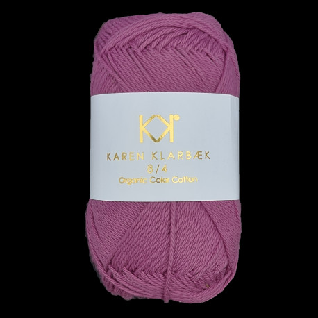 8/4 Purple Orchid - KK Organic Color Cotton økologisk bomuldsgarn fra Karen Klarbæk