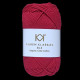 8/4 Dahlia Red - KK Organic Color Cotton økologisk bomuldsgarn fra Karen Klarbæk