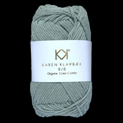8/8 Sage Green - KK Color Cotton økologisk bomuldsgarn fra Karen Klarbæk