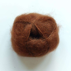 Walnut - Mohairgarn fra Mohair by Canard