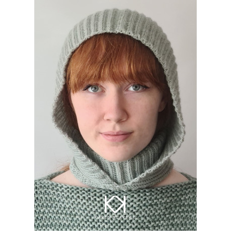 Hæklet rullekravehætte 2025 - e-opskrift