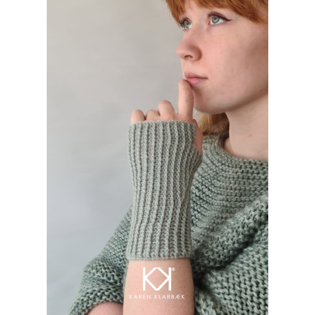 Hæklede håndledsvarmere 2025 - e-opskrift