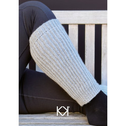 Strikkede benvarmere 2025 - e-opskrift