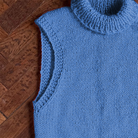 Karolines nemme og tykke begynder pullover - e-opskrift