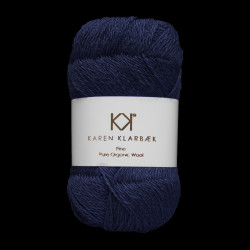 Jeans Blue - KK Fine Pure Organic Wool - økologisk uldgarn fra Karen Klarbæk