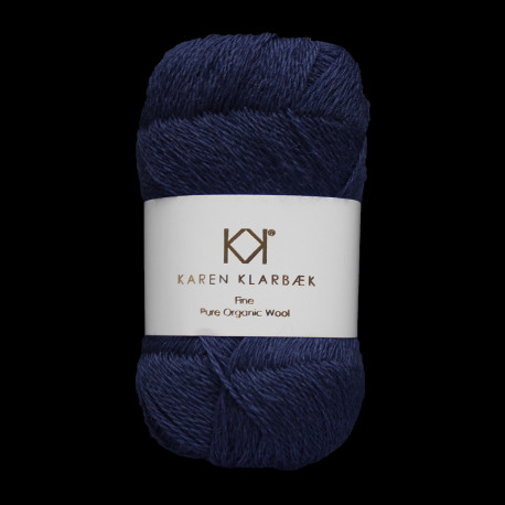 Jeans Blue - KK Fine Pure Organic Wool - økologisk uldgarn fra Karen Klarbæk