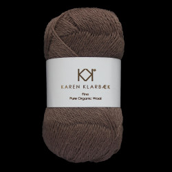 Sand Brown - KK Fine Pure Organic Wool - økologisk uldgarn fra Karen Klarbæk