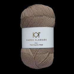 Sand - KK Fine Pure Organic Wool - økologisk uldgarn fra Karen Klarbæk