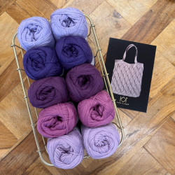 8/4: 10 nøgler KK øko. 2. sortering + Opskrift på strikket net med bladmønster - tryk