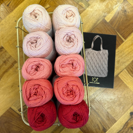 8/4: 10 nøgler KK 2. sortering + Opskrift på strikket net med bladmønster - tryk