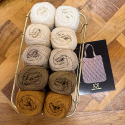 8/4: 10 nøgler KK øko. 2. sortering + Opskrift på strikket net med bladmønster - tryk