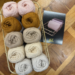 8/4: 10 nøgler KK øko. 2. sortering + Opskrift på strikket klud i rib og retriller - trykt opskrift