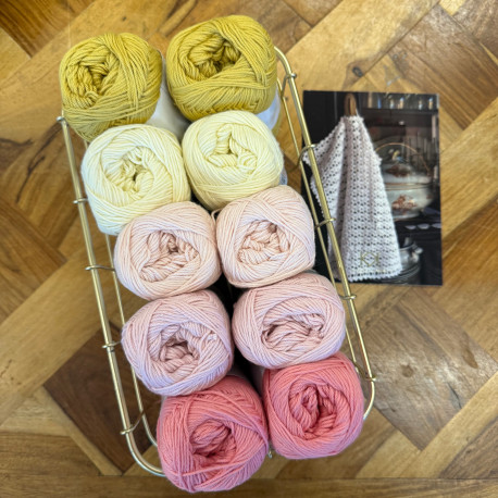 8/4: 10 nøgler KK 2. sortering + Opskrift på hæklet blondehåndklæde - tryk