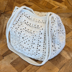 8/8: Kit til Lappeshopper i NATURE WHITE + trykt opskrift på Lappeshopper