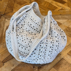 8/8: Kit til Lappeshopper i OLD LINEN + trykt opskrift på Lappeshopper