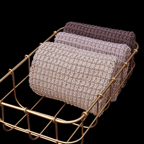 Strikket klud i rib og retriller - e-opskrift