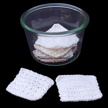 Hæklet makeup pad - e-opskrift