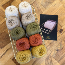 8/4: 10 nøgler KK øko. 2. sortering + Opskrift på strikket klud i rib og retriller - trykt opskrift