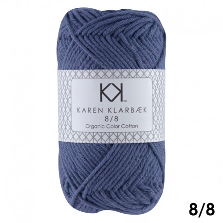 8/8 Jeans Blue - KK Organic Color Cotton økologisk bomuldsgarn fra Karen Klarbæk