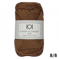 Brown Sugar 8/8 - KK Organic Color Cotton økologisk bomuldsgarn fra Karen Klarbæk