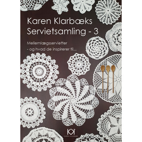 Hæklebog "Karen Klarbæks Servietsamling - 3" - TRYKT BOG