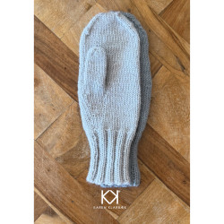 Vanter strikket i Fine Pure Organic Wool - Trykt opskrift