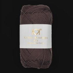 8/4 Coffee - KK Organic Color Cotton økologisk bomuldsgarn fra Karen Klarbæk