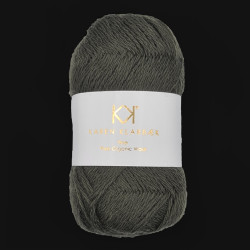 Dark Olive Green - KK Fine Pure Organic Wool - økologisk uldgarn fra Karen Klarbæk