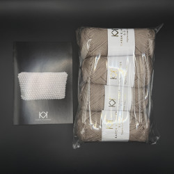 LATTE - Stor Bubble Clutch kit - 4 nøgler 8/8 + trykt opskrift