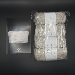 OLD LINEN - Stor Bubble Clutch kit - 4 nøgler 8/8 + trykt opskrift
