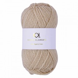 Beige - KK Pure Organic Wool - økologisk uldgarn fra Karen Klarbæk