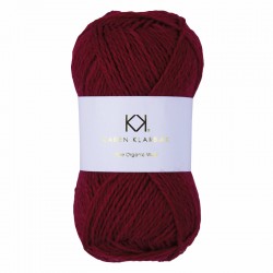 Red - KK Pure Organic Wool - økologisk uldgarn fra Karen Klarbæk