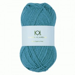 Aqua Blue - KK Pure Organic Wool - økologisk uldgarn fra Karen Klarbæk