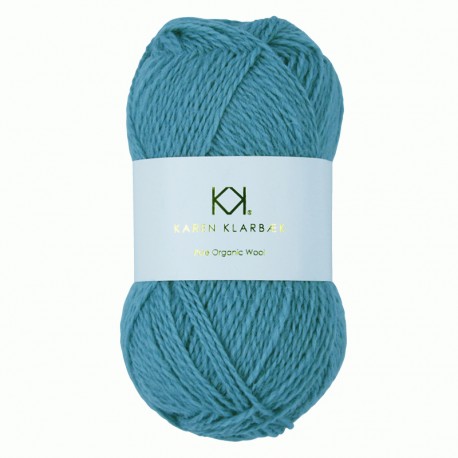 Aqua Blue - KK Pure Organic Wool - økologisk uldgarn fra Karen Klarbæk