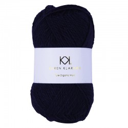 Navy Blue - KK Pure Organic Wool - økologisk uldgarn fra Karen Klarbæk