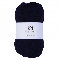 Navy Blue - KK Pure Organic Wool - økologisk uldgarn fra Karen Klarbæk